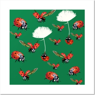 Ladybugs Flight Posters and Art
